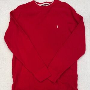 Polo Ralph Lauren Red Long Sleeve Shirt